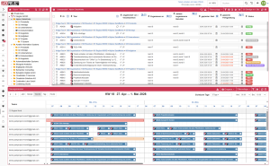 Jack-Project - ProView - Dashlet Planungskalender